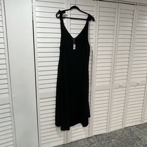 Black maxi dress